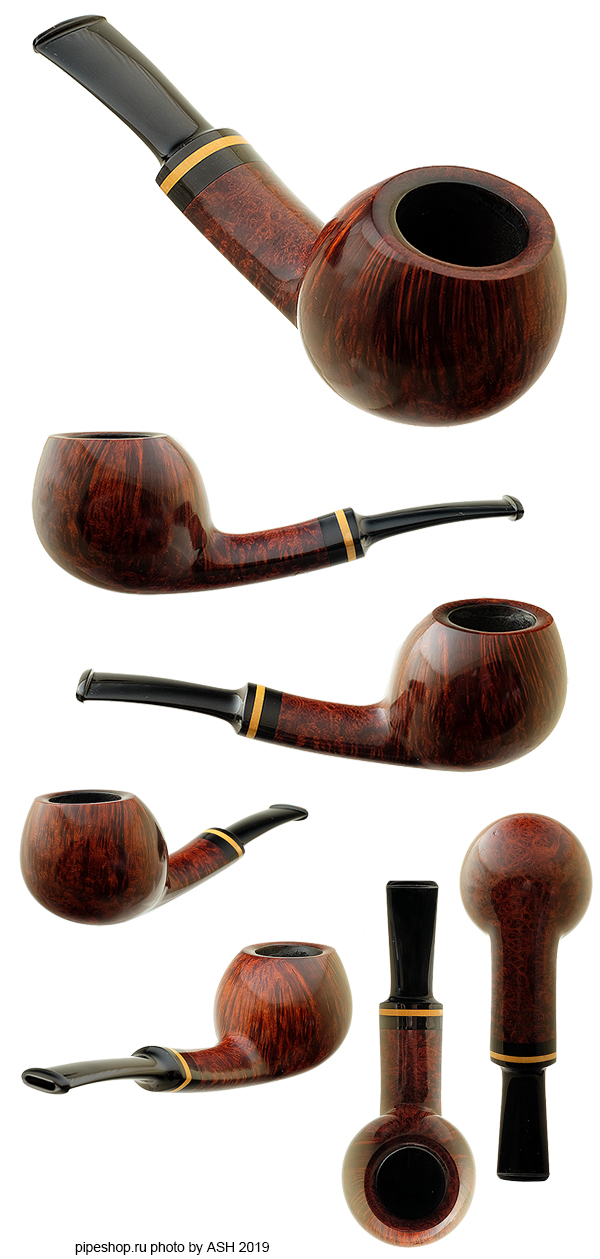   .  SMOOTH SLIGHTLY BENT APPLE WITH BOXWOOD ESTATE