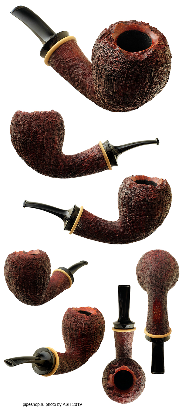   J. ALAN SANDBLAST BENT ACORN WITH BOXWOOD 844-13