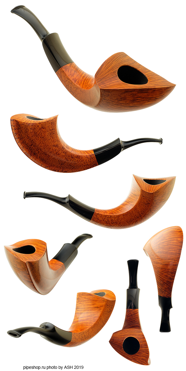   BENNI JORGENSEN SMOOTH ASYMMETRIC PANELED HORN Grade SWAN