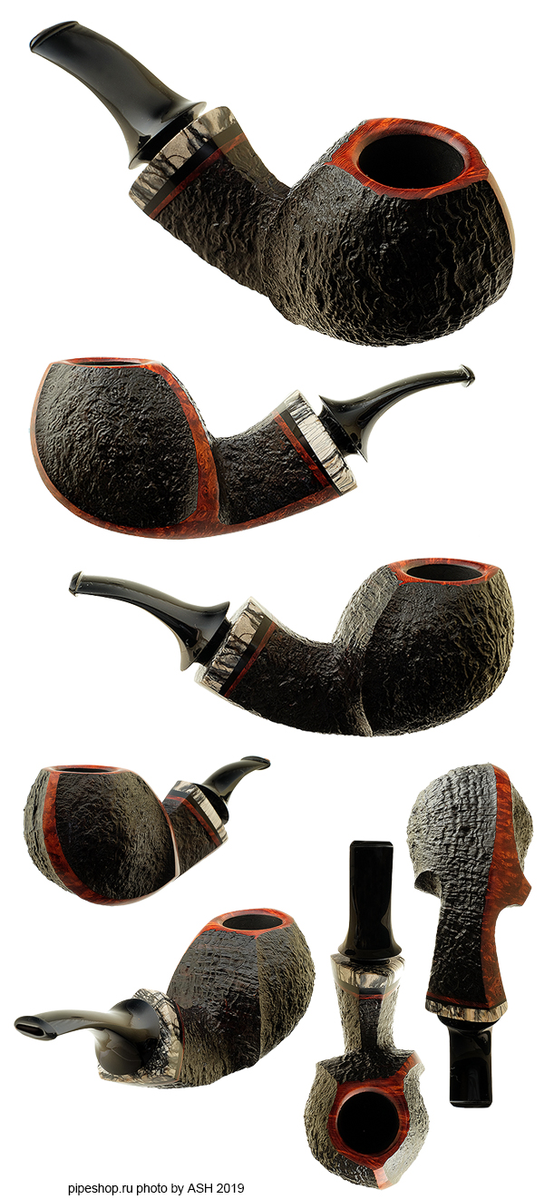    SANDBLAST BLOWFISH WITH MASTODON IVORY ESTATE NEW (2015)