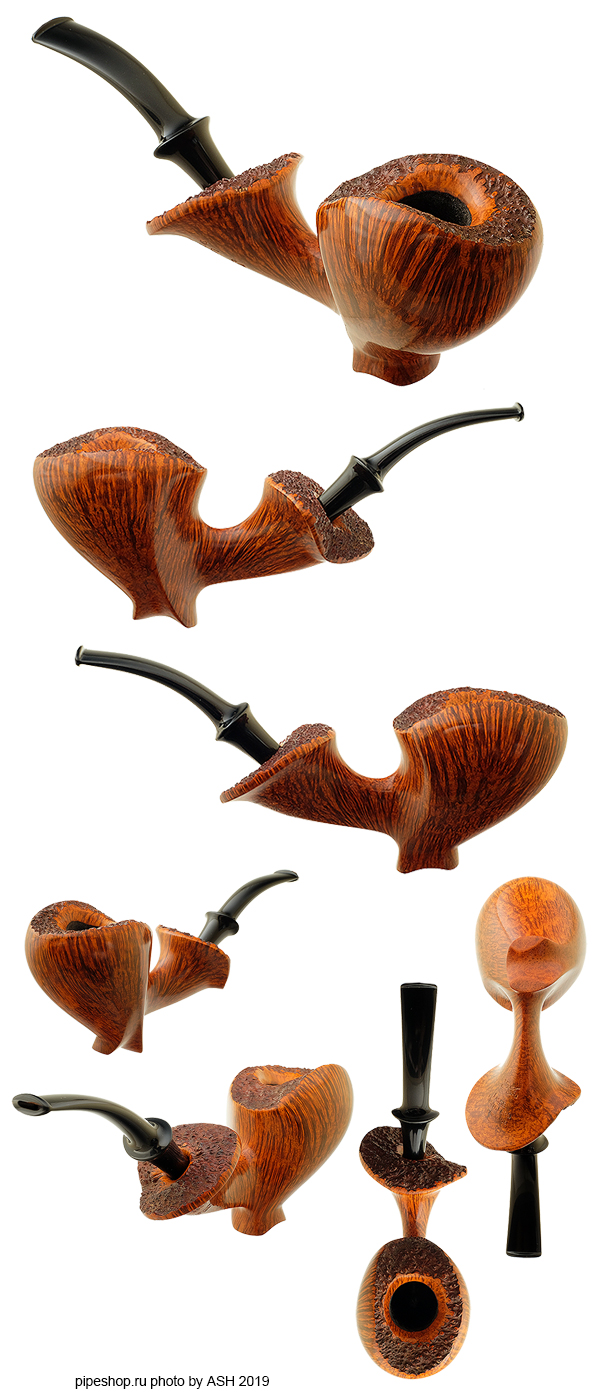   LASSE SKOVGAARD SMOOTH FREEHAND BENT DUBLIN SITTER WITH PLATEAU Grade LION