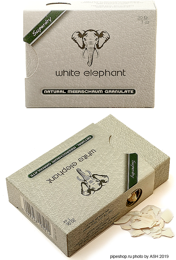 -  WHITE ELEPHANT NATURAL MEERSCHAUM GRANULATE, 30 .