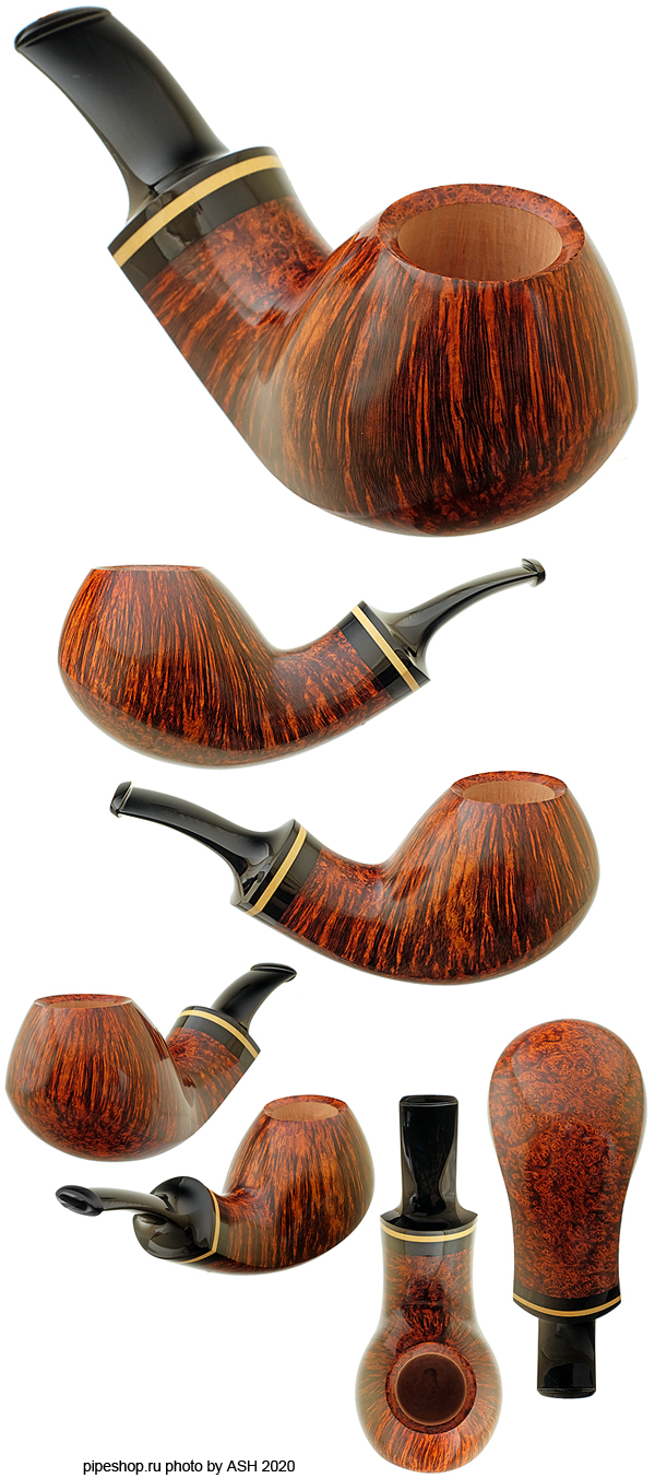   .  SMOOTH BENT CHUBBY BRANDY WITH BOXWOOD