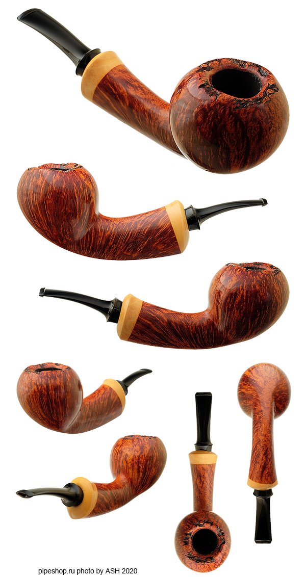   S. BANG SMOOTH QUARTER BENT ROUGH TOP ACORN WITH BOXWOOD PH 1552