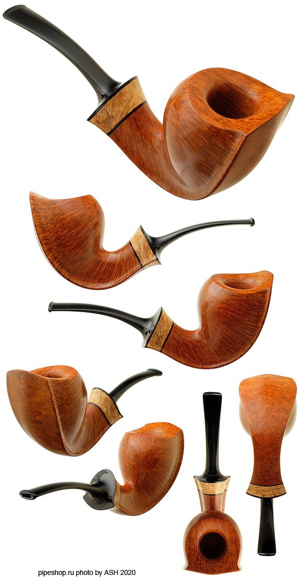   KENT RASMUSSEN SMOOTH FREEHAND BENT EGG WITH BIRCH Grade BUTTERFLY