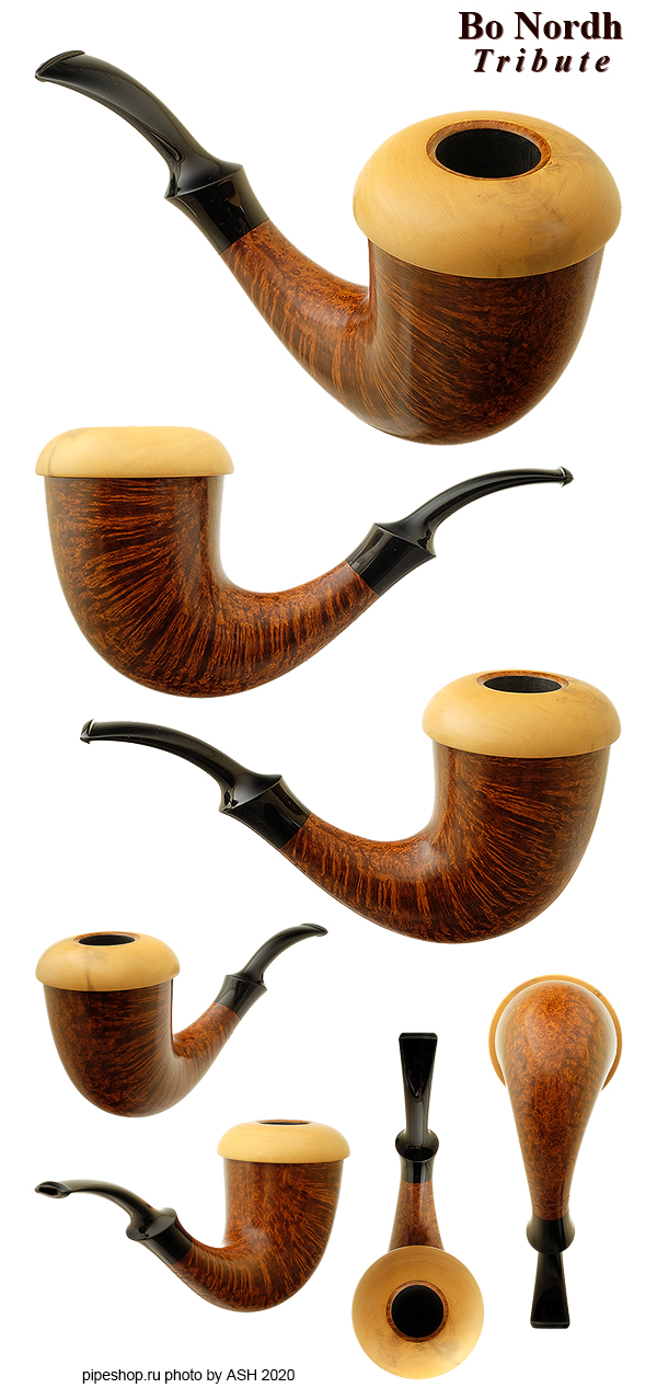   TONNI NIELSEN "BO NORDH TRIBUTE" SMOOTH BOXWOOD CALABASH Gr. VIKING (2014)