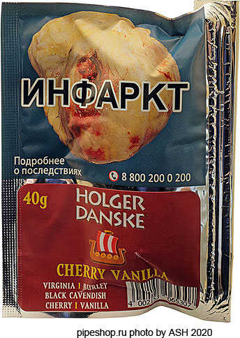   Holger Danske "CHERRY VANILLA",  Zip-Lock 40 g