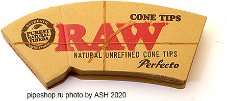    RAW NATURAL UNREFINED CONE TIPS PERFECTO 7526 mm, 32 