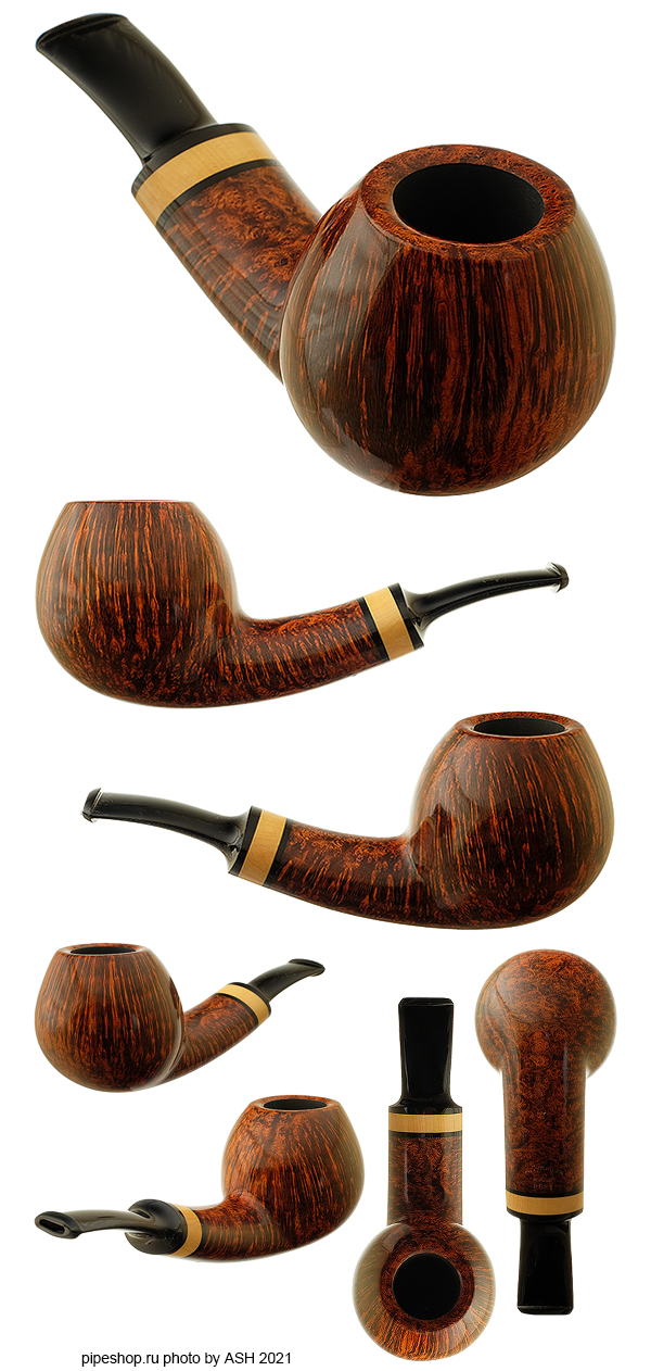   .  SMOOTH BENT APPLE WITH BOXWOOD