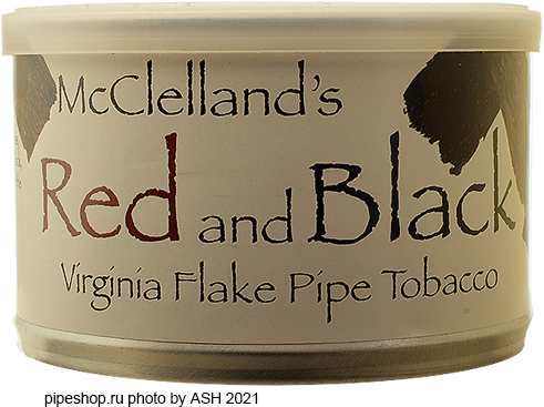    McCLELLAND RED and BLACK VIRGINIA FLAKE (2015),  50 .