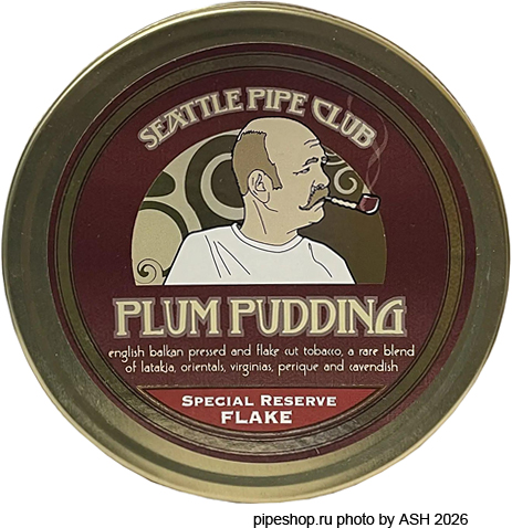 ��������� ��������� ����� SEATTLE PIPE CLUB`S PLUM PUDDING SPECIAL RESERVE FLAKE (????), ����� 57 �.