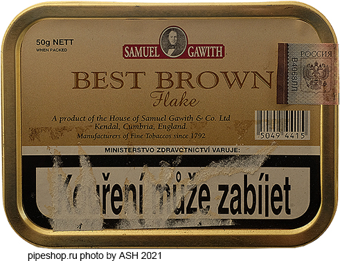    Samuel Gawith "Best Brown Flake" (2011),  50 .