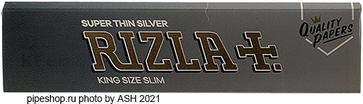    RIZLA+ SUPER THIN SILVER KING SIZE SLIM,  32 