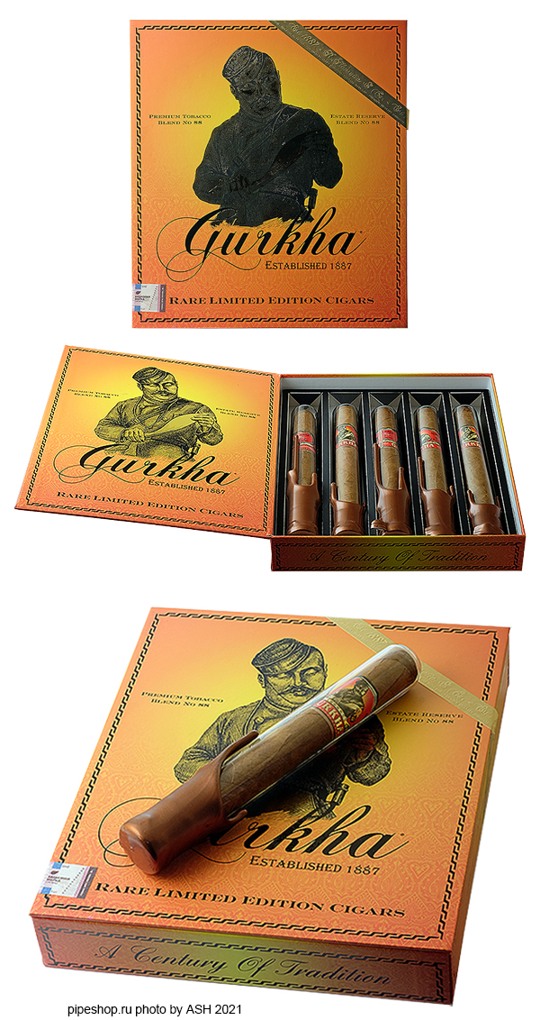  GURKHA GRAND RESERVE ROBUSRO NATURAL TUBOS BOX 5, 5 .