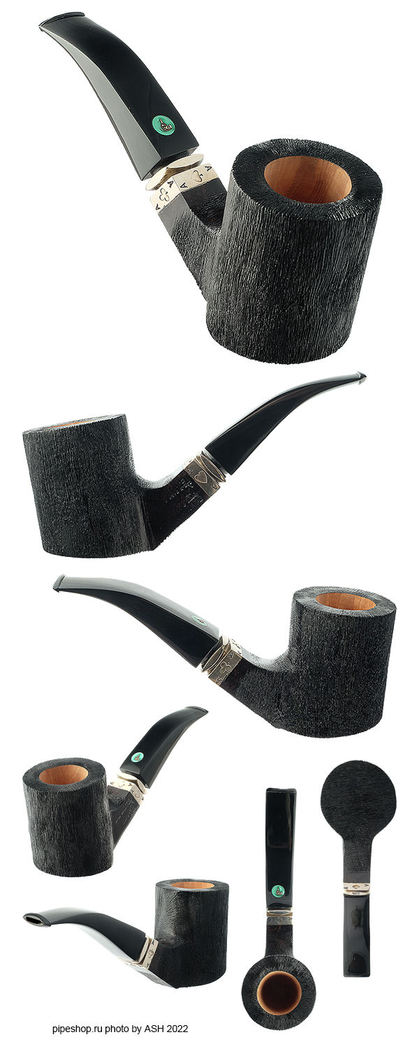   L`ANATRA RUSTIC BENT POKER D`ASSI WITH SILVER,  9 
