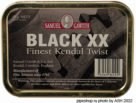    Samuel Gawith "Black XX Twist" (2011),  50 g