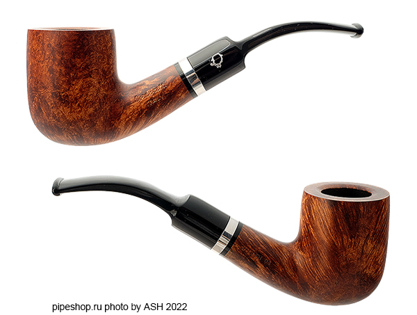   LORENZETTI DANISH BROWN SMOOTH BENT BILLIARD 04,  9 