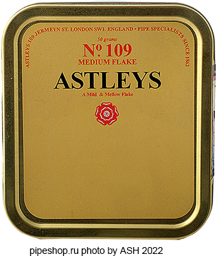    ASTLEY`S No.109 MEDIUM FLAKE A Mild & Mellow Flake (2014),  50 .