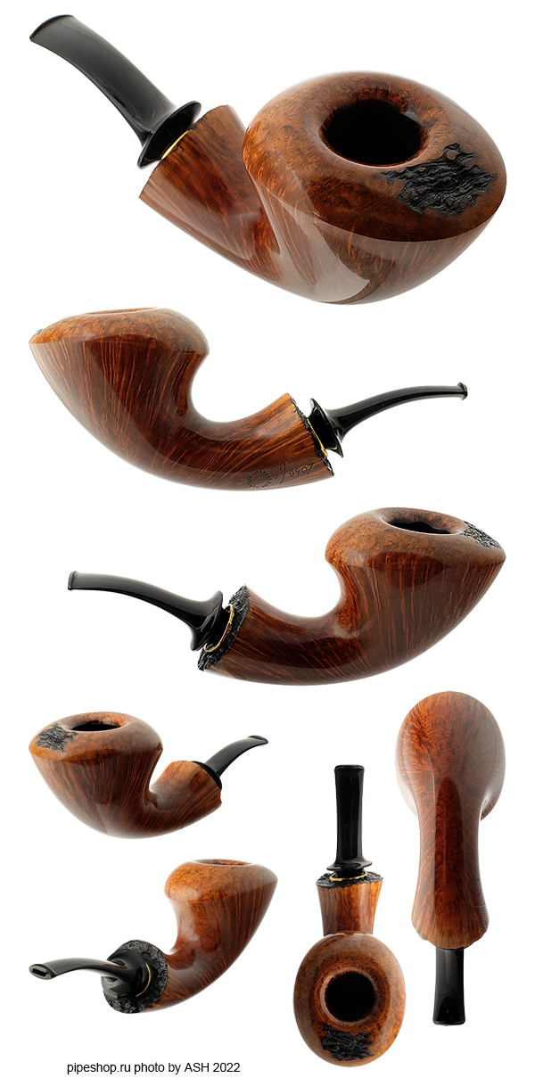   NANNA IVARSSON SMOOTH BENT DUBLIN WITH PLATEAUX 4407 ESTATE NEW UNSMOKED