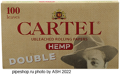    CARTEL DOUBLE HEMP UNBLEACHED,  100 