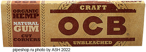    OCB CRAFT UNBLEACHED ORGANIC HEMP CUT CORNERS,  50 