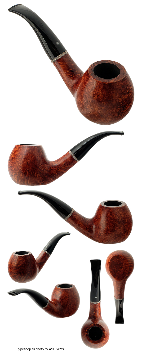   VAUEN SIR 79 SMOOTH BENT APPLE SITTER WITH SILVER,  9 