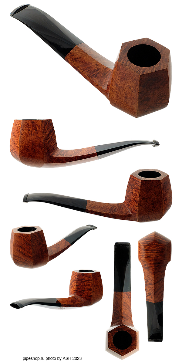   POUL ILSTED SMOOTH PANELED BENT BRANDY ESTATE NEW UNSMOKED