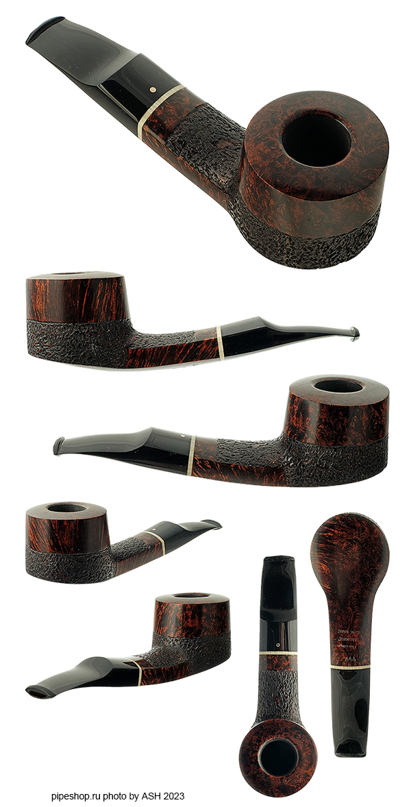   KAI NIELSEN SEMIRUSTIC BENT POT Grade VVV Flame Grain