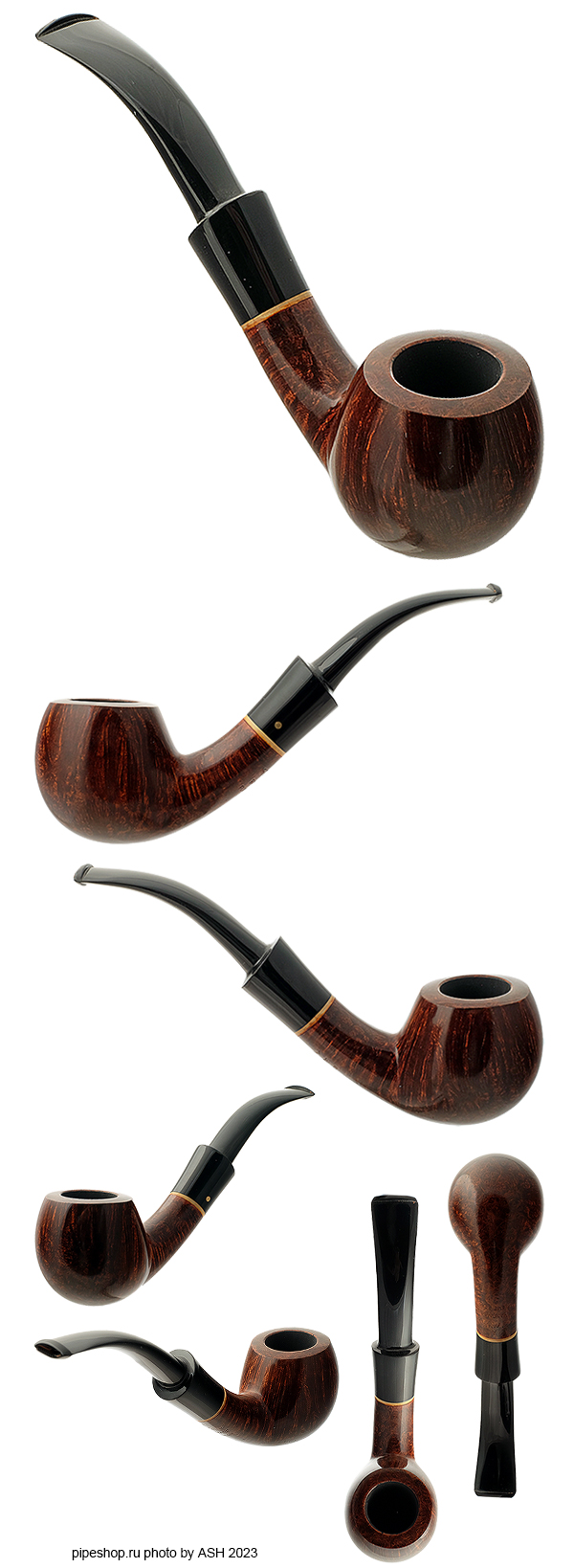   KAI NIELSEN SMOOTH BENT APPLE Grade A Flame Grain,  9 