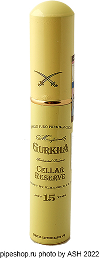  GURKHA CELLAR RESERVE HEDONISM GRAND ROTHSCHILD 15 YEAR TUBOS, 1 .