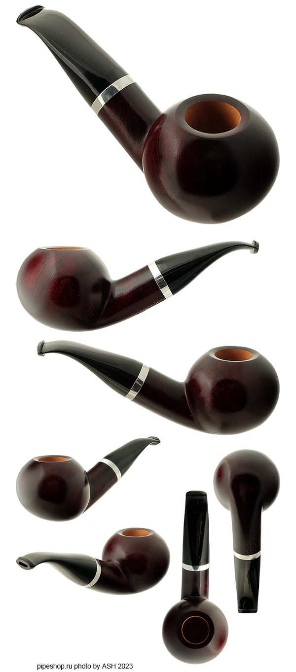   KRSKA SMOOTH BENT TOMATO WITH SILVER ESTATE NEW UNSMOKED,  9 