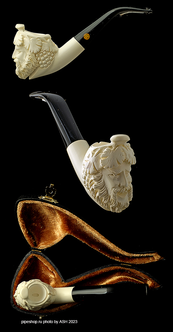   ALTINAY MEERSCHAUM CARVED BENT BAHUS