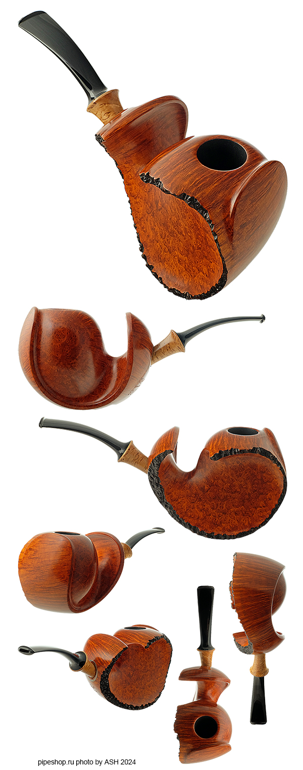   KENT RASMUSSEN SMOOTH BLOWFISH WITH BIRCH Grade BUTTERFLY