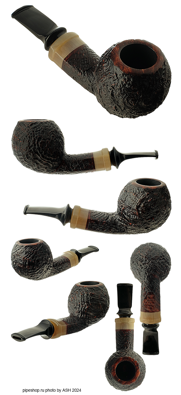   KONSTANTIN "BERK" BEREGOVOY SANDBLAST BENT APPLE WITH HORN