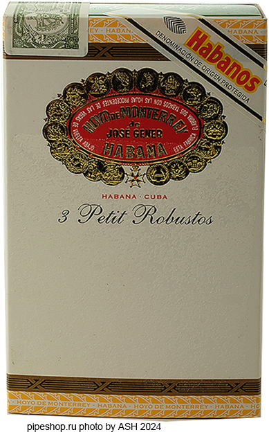 HOYO DE MONTERREY 3 PETIT ROBUSTOS,  3 .