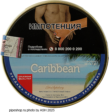   JOHN AYLESBURY CARIBBEAN,  50 .
