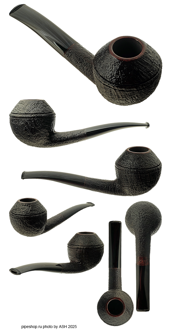   PS Studio SANDBLAST OVAL SHANK BENT RHODESIAN
