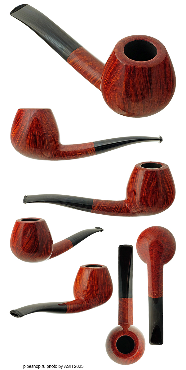   PS Studio SMOOTH OVAL SHANK BENT BRANDY