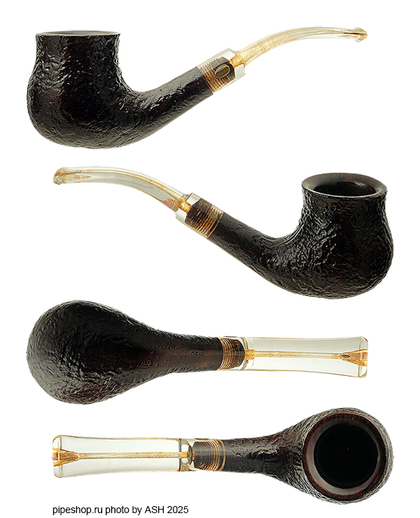   GBD COLLECTOR PREHISTORIC SANDBLAST BENT POT 9635 ESTATE