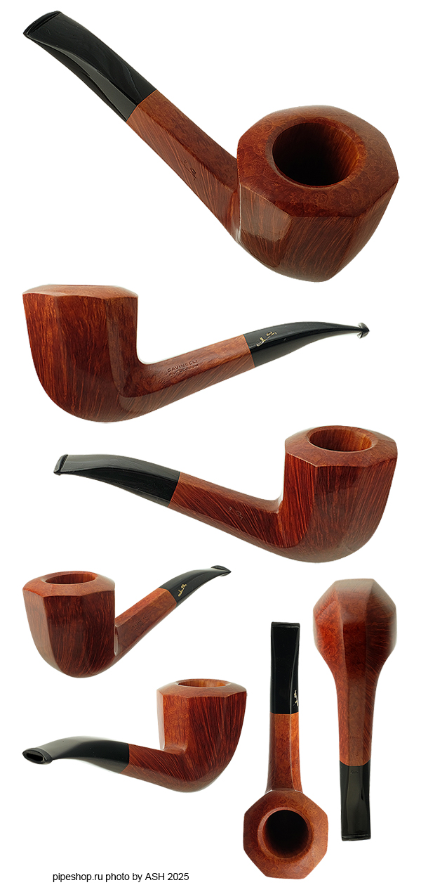  SAVINELLI AUTOGRAPH 6 SMOOTH BENT PANELED DUBLIN ESTATE NEW UNSMOKED,  9 