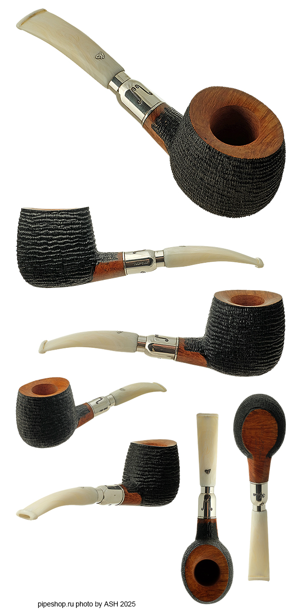   L. VIPRATI DALI 1904-2004 RUSTIC BENT OPERA WITH SILVER 116/300 ESTATE NEW UNSMOKED