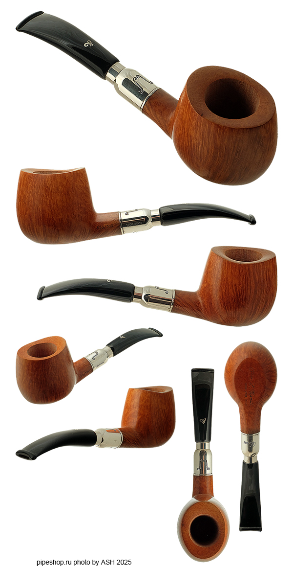   L. VIPRATI DALI 1904-2004 SMOOTH BENT OPERA WITH SILVER 033/300 ESTATE NEW UNSMOKED