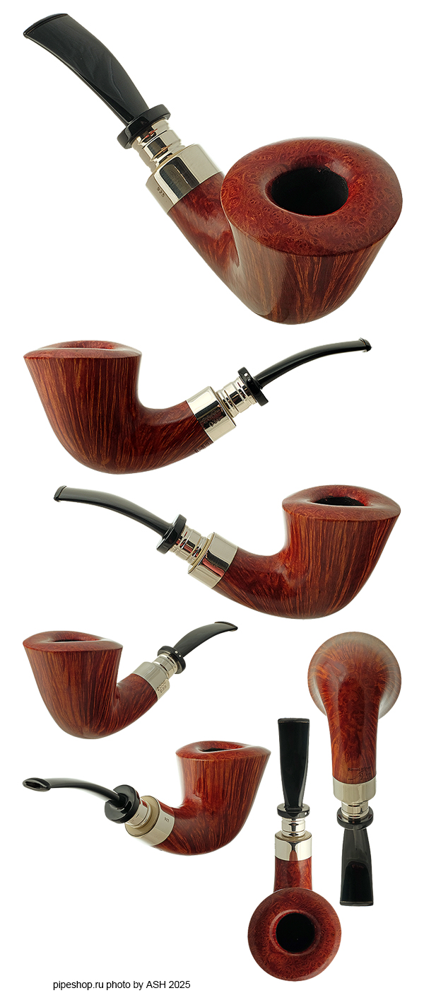   WINSLOW PIPE OF THE YEAR 2006 #038 SMOOTH BENT DUBLIN WITH SILVER ESTATE NEW UNSMOKED,  9 