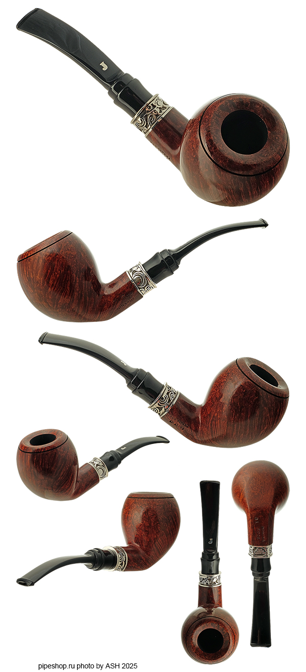   SER JACOPO DOMINA 2008 SMOOTH BENT EGG SITTER #31 WITH SILVER ESTATE NEW UNSMOKED,  9 