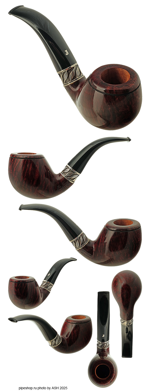   SER JACOPO DOMINA 1996 SMOOTH BENT EGG WITH SILVER ESTATE NEW UNSMOKED