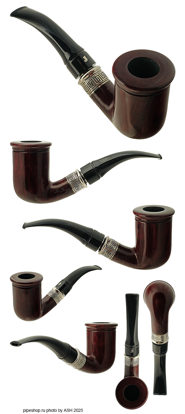   SER JACOPO DOMINA 2002 SMOOTH CALABASH #111 WITH SILVER ESTATE NEW UNSMOKED,  9 