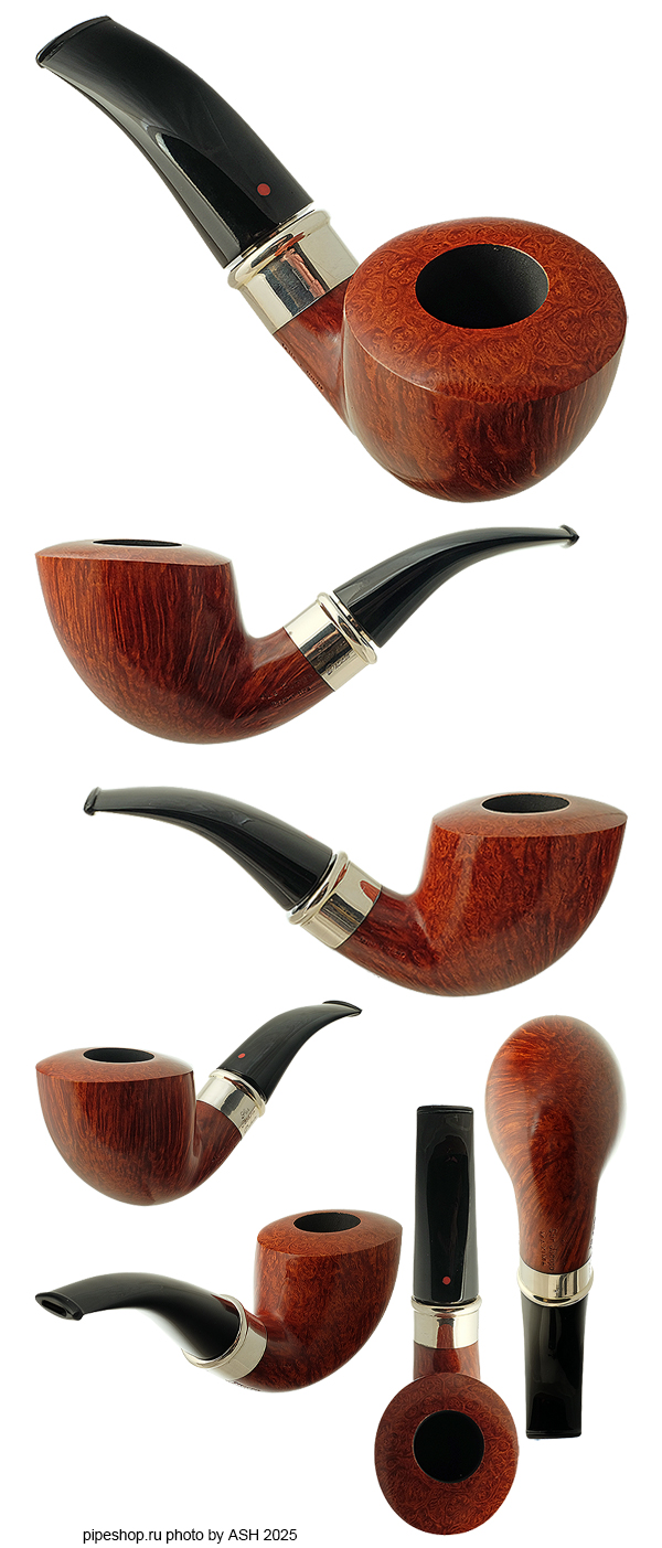   SER JACOPO "LA FUMA" 'fincha' fira DELECTA MAXIMA SMOOTH BENT DUBLIN WITH SILVER ESTATE NEW UNSMOKED,  9 