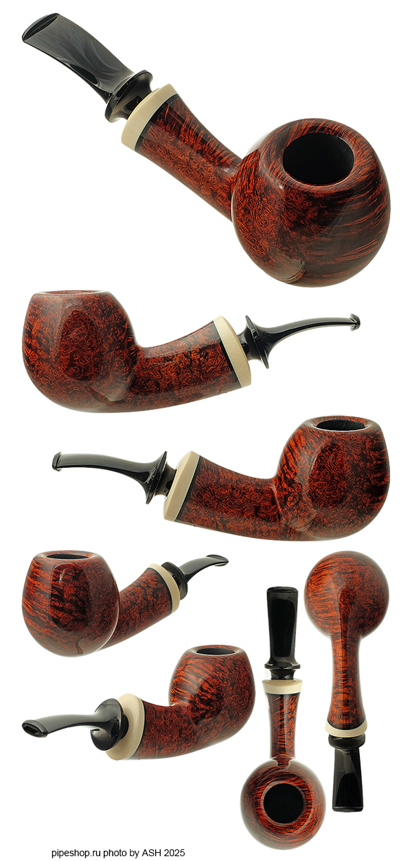   .  SMOOTH BENT APPLE WITH MAMMOTH IVORY