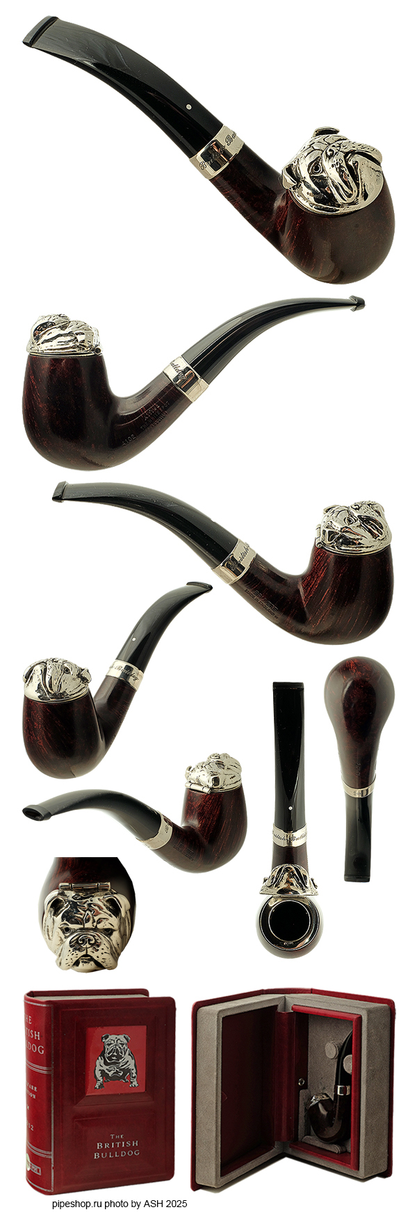 ����������� ������ DUNHILL THE BRITISH BULLDOG BRUYERE 4102 LIMITED EDITION 5 OF 75 WITH BOX (2012) ESTATE NEW UNSMOKED