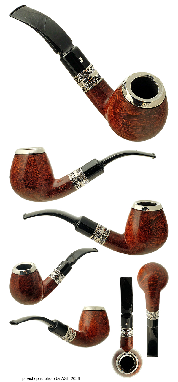 ����������� ������ SER JACOPO DOMINA 2005 SMOOTH BENT BRANDY #06 WITH SILVER ESTATE NEW UNSMOKED, ������ 9 ��